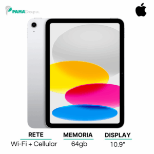 Apple 2022 iPad 10.9 Pollici, Wi-Fi + Cellular, 64GB - Grigio Siderale, Ricondizionato Grado A