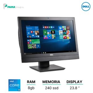 All in One tutto in uno, Dell 7440, Core i5-6500, ram 8GB, 240GB ssd, No Webcam, Display 23.8" FullHD, Ricondizionato Grado B