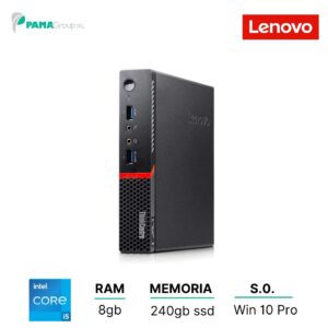 Pc Lenovo Tiny M700, mini pc, Core i5 6500T 2.50 ghz, ram 8gb, 240gb ssd, Win 11 pro, Ricondizionato Grado A