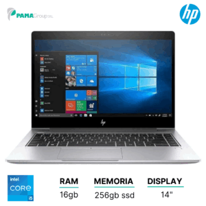 Notebook Hp 840 G5, Core i5-8250U 1.60 ghz, ram 16GB, 256GB ssd, webcam, display Led 14", win 11 pro, Ricondizionato Grado A