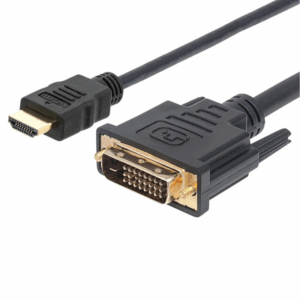 Cavo HDMI A DVI M/M Keyteck con connettori gold-plated 1,8mt