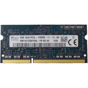 Memoria Ram so-ddr3, 4GB PC3L, HMT325S6EFR8A-PB, Hynix, 12800 DDR3-1600MHz,1.35V Low Voltage Single Rank Memory, Ricondizionato Grado A