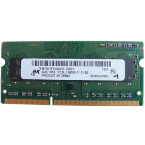 Memoria Ram so-ddr3 4GB PC3L, MT8KTF51264HZ-1G6E1, Micron, 12800 DDR3-1600MHz,1.35V Low Voltage Single Rank Memory, Ricondizionato Grado A