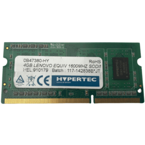 Memoria Ram so-ddr3 4GB DDR3, Hypertec, 0B47380-HY,1600MHz PC3L, 12800S, CL11 204-Pin PC Memory 1Rx8, Ricondizionata Grado A