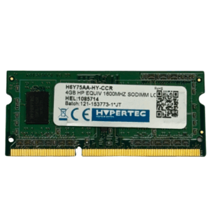 Memoria Ram so-ddr3 4GB DDR3, Hypertec, H6Y75AA-HY,1600MHz PC3L, 12800S, CL11 204-Pin PC Memory 1Rx8, Ricondizionata Grado A