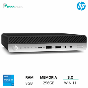 Hp 800 G5, Tiny DM mini pc, Core i5 9500T 2,20 Ghz, ram 8GB, 256gb ssd, Win 11  pro, Ricondizionato grado A