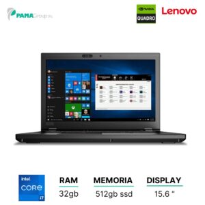 Workstation Lenovo ThinkPad P52, Core i7 8850H 2.6GHz, ram 16gb, ssd 512gb, Led 15.6" 3840 x 2160, Nvidia Quadro P1000, Win 11 pro, Ricondizionato Grado A