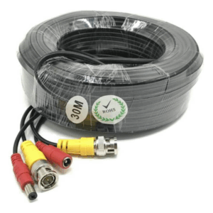 Cavo prolunga telecamera video e alimentazione BNC CCTV DVR sistema di sicurezza 30 metri HSB-30M