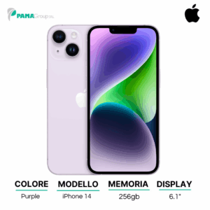 Apple iPhone 14 256GB Purple Ricondizionato Grado A