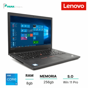 Lenovo T470 notebook,  Core i5-6300U 2,40 Ghz, 8gb ram, Ssd 240gb, Web, Led 14", Windows 11 pro, Ricondizionato Grado A