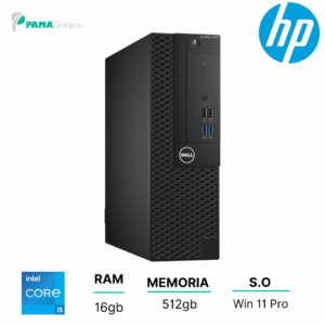Pc Dell 3050 sff, Core i7-6700 2.80 Ghz, 16gb Ram, 512gb ssd, Win 11 pro, Ricondizionato Grado A