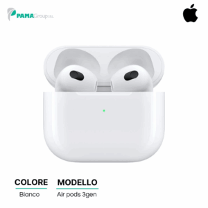 Apple 2021 AirPods (terza generazione) con custodia di ricarica Lightning, Ricondizionato Grado A