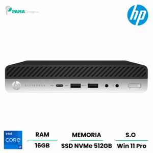 Hp 800 G5,Tiny DM mini pc, Core i7 9700 3,00 Ghz, ram 16GB, 512gb ssd nvme, Win 11 pro, Ricondizionato grado A