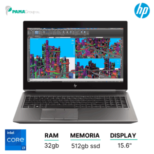 Workstation HP ZBook 15 G5, Intel Core i7 8850H, 32 Gb Ram, 512 Gb Ssd, 15,6", Nvidia Quadro P2000 Ricondizionato Grado A