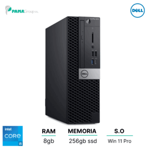 Pc Dell 5060 Sff desktop, Core i5-8500 3.00 ghz, ram 8gb, 256gb ssd, Win 11 pro, Ricondizionato Grado A