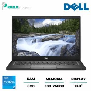 Dell 7390 notebook, Core i5-8350U 1.70 ghz, ram 8GB, 256GB NVMe, webcam, display LED 13,3", win 11 pro