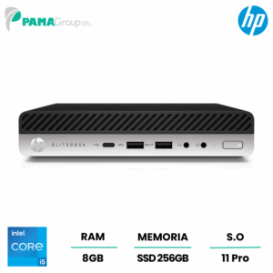 Hp 800 G5, Tiny DM mini pc, Core i5 9500T 2,20 Ghz, ram 8GB, 256gb ssd, Win 11  pro, Ricondizionato grado A