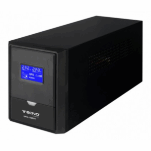 Gruppo di Continuità TC-1200VA-LCD UPS TECNOACCESSORI® 1200VA 500W  3 Uscite Bivalenti Display LCD - Funzione AC RESTART