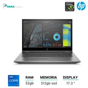 Workstation HP ZBook Fury 17 G7, Intel Core i7 10850H, 32 Gb Ram, 512 Gb Ssd, 17,3" 4KS  Nvidia Quadro Rtx 5000 Max-Q Ricondizionato Grado A
