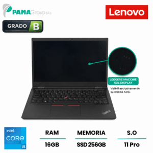 Lenovo thinkpad x390 YOGA, Core i5 8365U 1.60 GHz, 16GB DDR4, 256GB SSD, 13.3" 1920 x 1080 pixel, Touchscreen, Ricondizionato Grado B