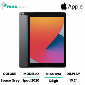 Apple 2020 iPad 10,2-Inch, Wi-Fi + Cellular, 128GB, Space gray, Ricondizionato Grado A