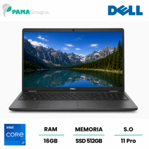 Notebook Dell 5520,Core i7-1185G7 3.0Ghz, ram 16GB, 512GB ssd, webcam, display LED 15.6" Full HD, win 11 pro, Ricondizionato Grado A