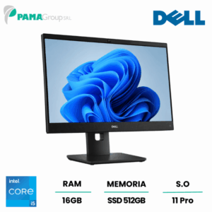 All In One tutto in uno Dell 7480, Core i5-10500, Ram 16GB, SSD 512GB, Webcam, Display 23.8" fullHd, Windows 11, Ricondizionato Grado A