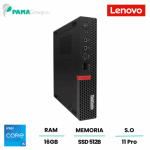 Lenovo Micro M920Q, mini pc, Core i5-9500T 2.20Ghz, ram 16gb, 512 SSD Nvme, Windows 11 pro, Ricondizionato Grado A