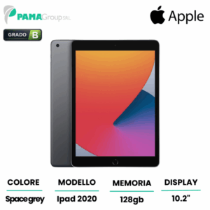 Apple 2020 iPad 10,2-Inch, Wi-Fi, 128GB, Space Gray, Ricondizionato Grado B