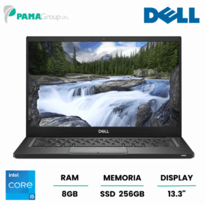 Dell 7390 notebook, Core i5-8350U 1.70 ghz, ram 8GB, 256GB NVMe, webcam, display LED 13,3", win 11 pro
